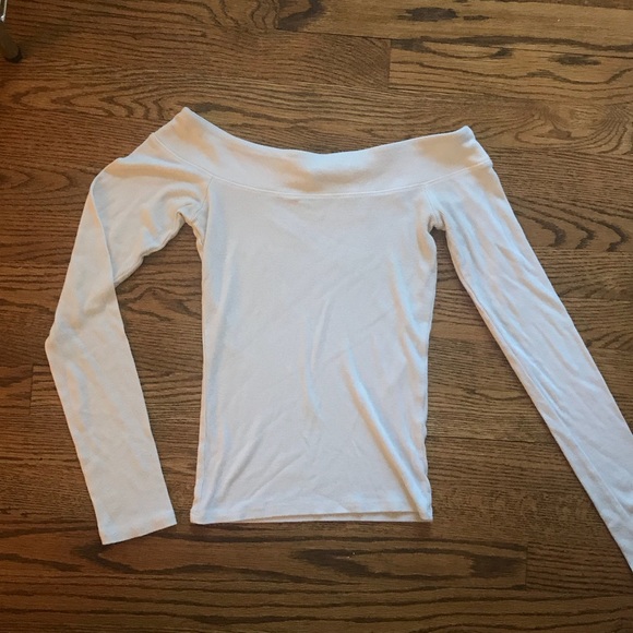 Hollister Tops - Hollister off the shoulder tight ribbed longsleeve